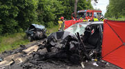 Tragedia na drodze. Kierowcy zginęli na miejscu zdarzenia