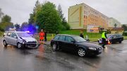 Spowodowała kolizję drogową wymuszając pierwszeństwo przejazdu