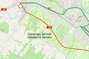Zamykają obwodnicę Sanoka