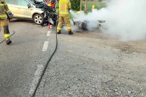 Tragiczny wypadek pod Grunwaldem. Dwie osoby nie żyją