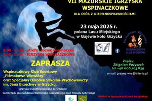 VII Mazurskie Igrzyska Wspinaczkowe dla osób z niepełnosprawnością