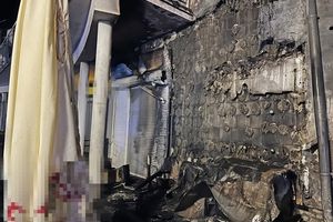 Płonął lokal, w którym gościł kandydat na prezydenta. Przypadek?