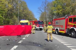 Śmiertelny wypadek pod Braniewem. Zginął motocyklista 