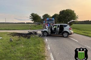 Tragiczny wypadek pod Grunwaldem – nie żyją dwie osoby