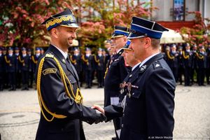 Medal św. Floriana dla Tomasza Waruszewskiego