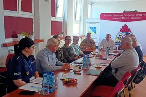 W Nowym Mieście Lubawskim obradował Powiatowy Zespół Zarządzania Kryzysowego
