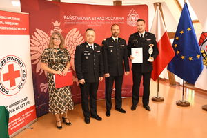 Strażacy nagrodzeni za honorowe krwiodawstwo