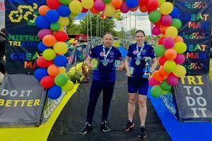 Iławscy policjanci w żelaznej formie! Sukces w Mistrzostwach Polski podczas Triathlonu Mietków