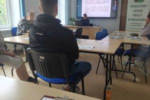 Spotkanie edukacyjne w PUP w Mrągowie