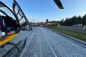 Tragiczny wypadek na A4 w Mysłowicach. Jedna osoba nie żyje, cztery w stanie krytycznym
