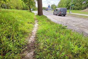 Miasto planuje budowę chodnika na ul. Zientary-Malewskiej od podstaw [ZDJĘCIA]