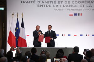 Emmanuel Macron i Donald Tusk podpisali traktat polsko-francuski 