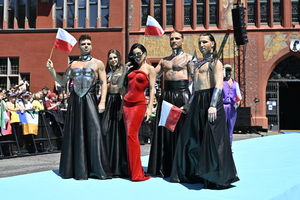 Eurowizja 2025 coraz bliżej. Justyna Steczkowska olśniewa na ceremonii otwarcia