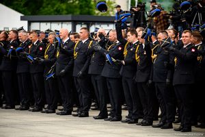 21 funkcjonariuszy PSP z Warmii i Mazur otrzymało szlify oficerskie