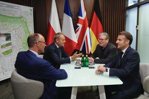 W Rzeszowie spotkanie Tuska, Macrona, Merza i Starmera