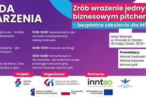 Biznesowe pierwsze wrażenie – bezpłatne szkolenie dla przedsiębiorców w Olsztynie - 30.05.2025 | Hotel Wileński 