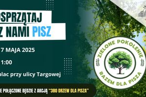Będą sadzić drzewa i sprzątać Pisz