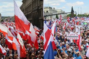Przez Warszawę przeszły dwa marsze. Polska znowu podzielona