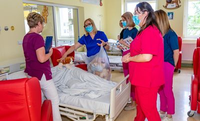 Szpital w Iławie świętował Światowy Dzień Higieny Rąk z pacjentami