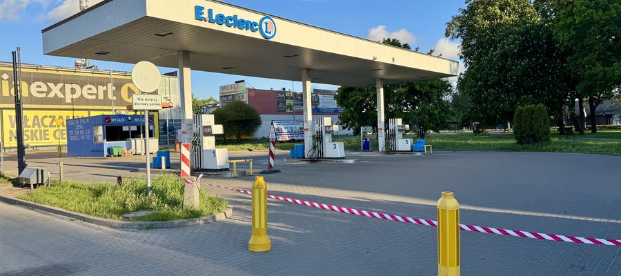Stacja paliw przy ulicy Żeromskiego jest zamknięta
