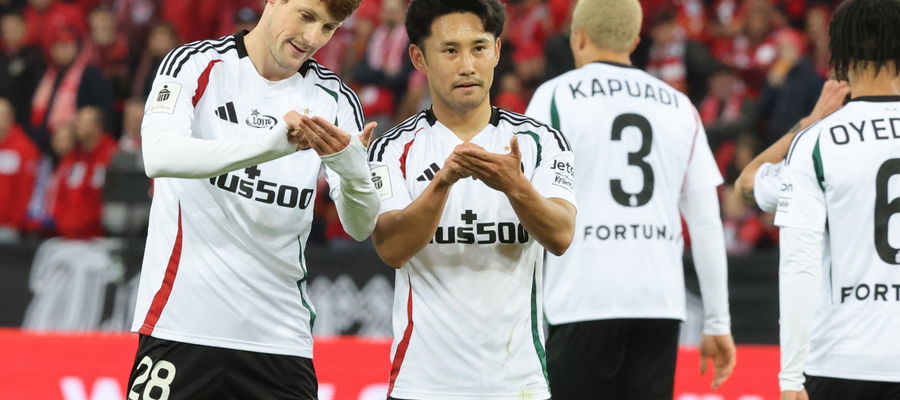  Marc Gual i Ryoya Morishita z Legii Warszawa