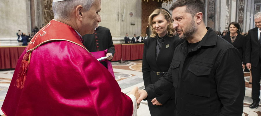 Papież Leon XIV przyjął w Watykanie prezydenta Ukrainy Wołodymyra Zełenskiego.