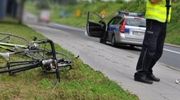 Potrącenie rowerzystki w Mikołajkach