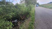 Motocyklista trafił do szpitala
