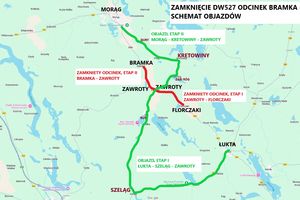 UWAGA! Droga zostanie zamknięta