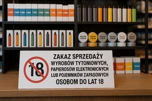 Prezydent podpisał: e-papierosy (także beznikotynowe) i woreczki nikotynowe nie dla nieletnich. Sklepy dostaną 14 dni na nowe tabliczki