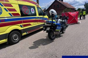 Tragiczny wypadek w powiecie nidzickim. Nie żyje 88-letnia kobieta 