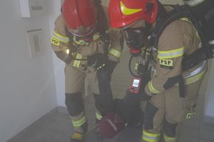Ogień w Archiwum Państwowym w Olsztynie