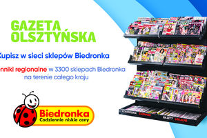 „Gazeta Olsztyńska” i Dzienniki Regionalne – teraz także w sklepach Biedronka!