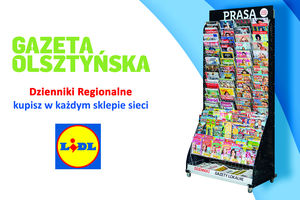 Codzienne zakupy? Codzienna prasa! Teraz „Gazeta Olsztyńska” w Lidlu