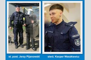 Jechał jak pijany, bo źle się poczuł. Pomogli policjanci