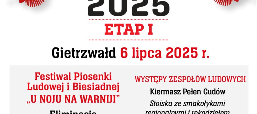 Bitwa Regionów w Gietrzwałdzie – kulinarny akcent Festiwalu Piosenki Ludowej i Biesiadnej