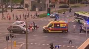 Motocykl uderzył w auto. Policjant z Bartoszyc zareagował natychmiast!