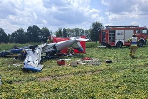 Katastrofa awionetki na Dolnym Śląsku. Samolot runął na ziemię
