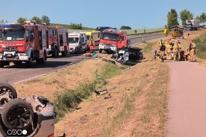 Szokujące informacje! Sprawca wypadku na DK16 w Probarku był pijany 