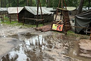 Ulewna doba w powiecie nowomiejskim