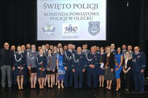 Dziś świętowali policjanci i policjantki z Olecka