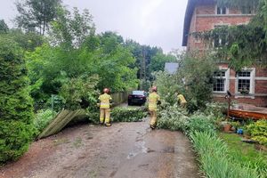 Intensywne opady w powiecie nowomiejskim