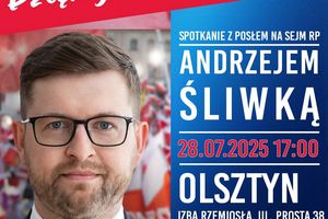 Spotkanie z posłem Andrzejem Śliwką w Olsztynie. 