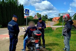 Kętrzyn: Pijany motorowerzysta wyeliminowany z ruchu