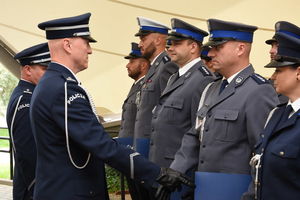 Mundur, honor, służba – policjanci świętują w Lidzbarku Warmiński