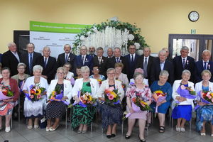 Jubileuszowe pary zaprosił gospodarz gminy Nowe Miasto