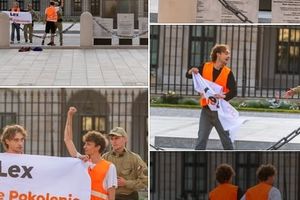 Ekoterroryści wdarli się na teren Pałacu Prezydenckiego