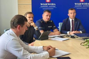 Zagrożenie pogodowe na Warmii i Mazurach. Służby w gotowości