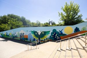 Kolory dobra na Podpromiu – nowy mural w Rzeszowie