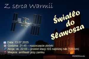 Lidzbarczanie wyślą światło dla Sławosza